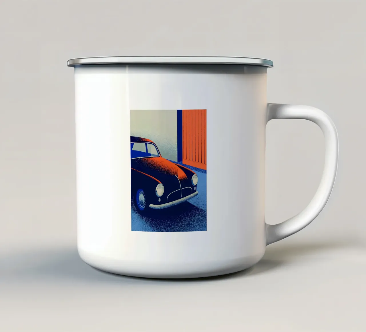 Auto d'epoca tazza in smalto da SOUL SHOP
