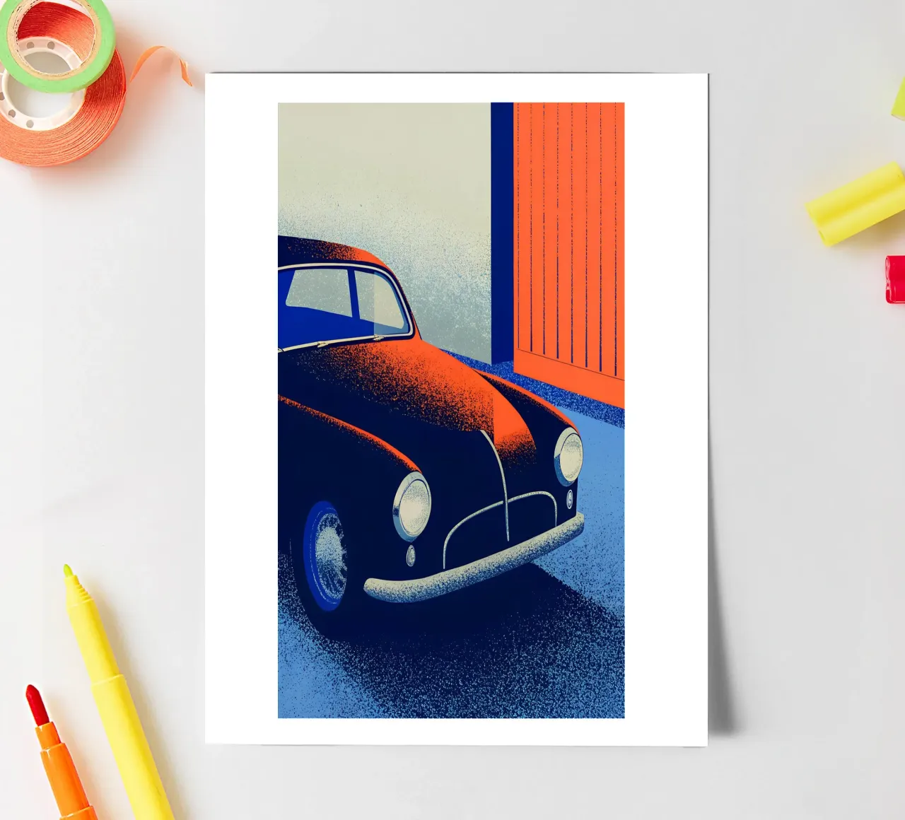 Classic Cars sticker sheet by SOUL SHOP