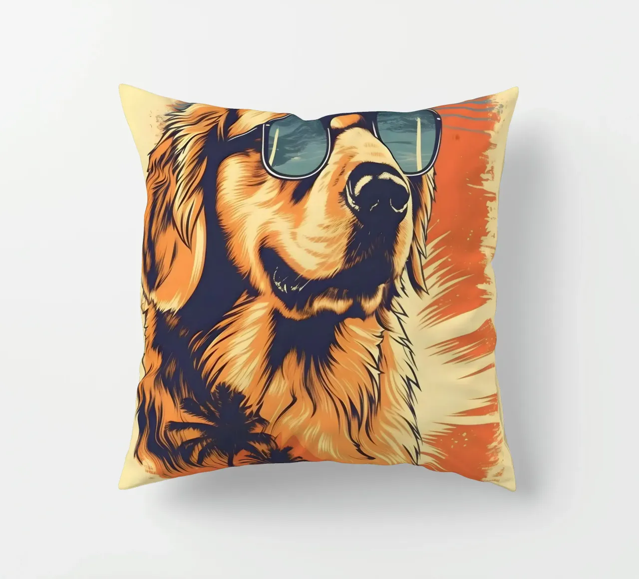 Labrador con occhiali da sole cuscino da WILD ART