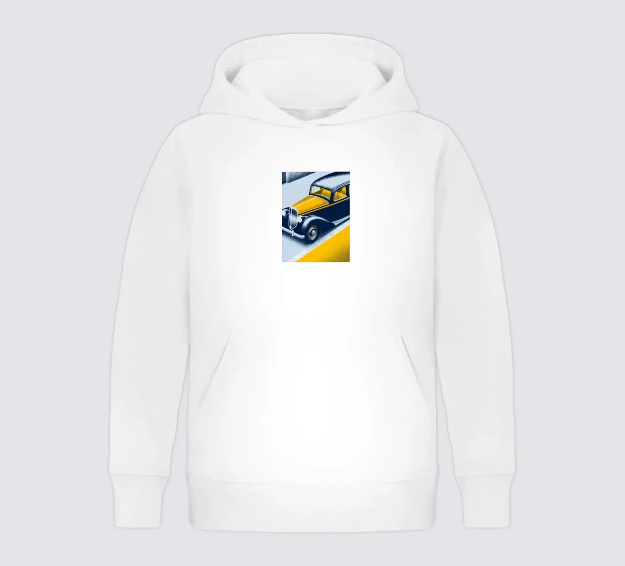 Auto d'epoca felpa bambino con cappuccio da SOUL SHOP