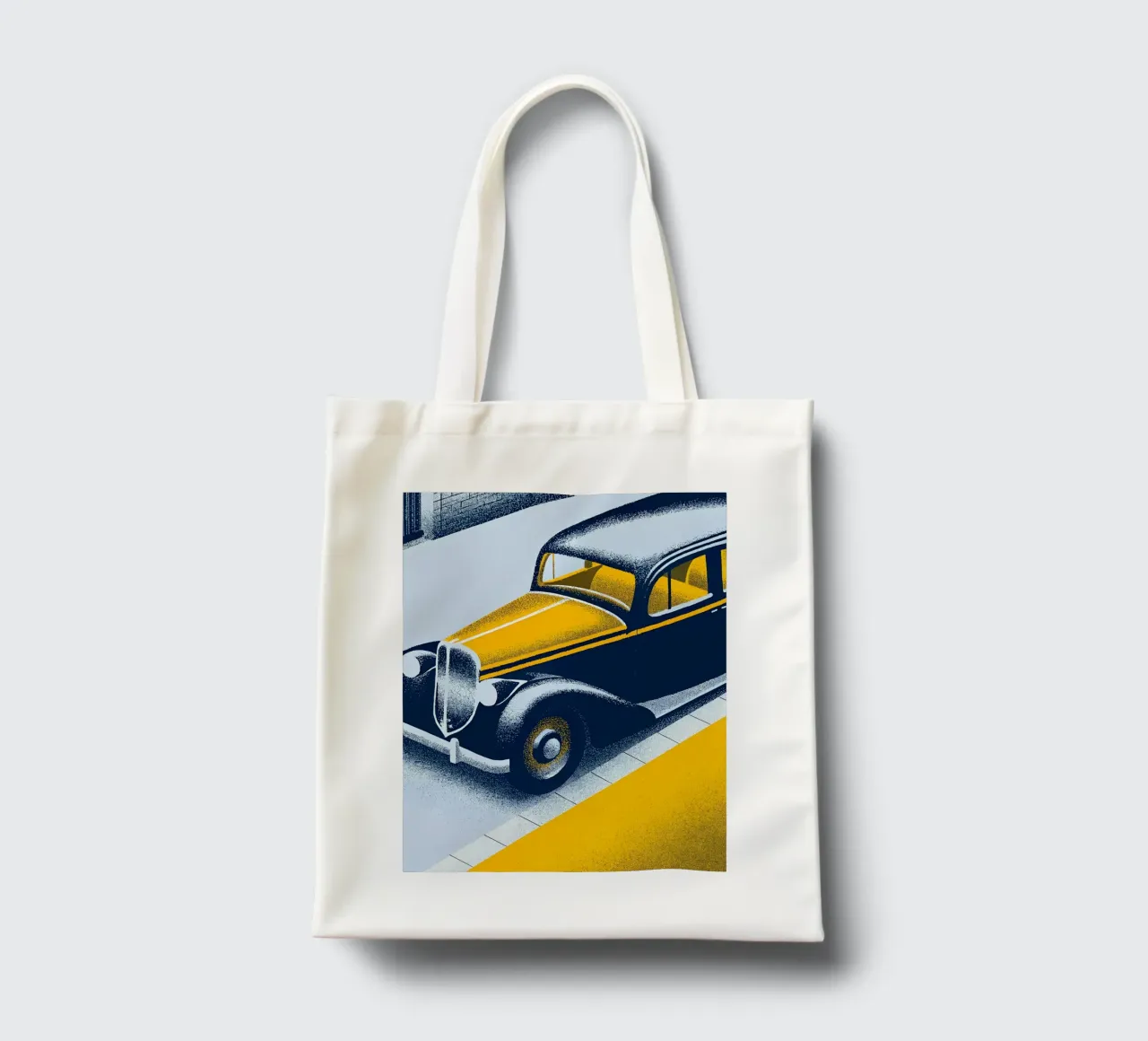 Auto d'epoca borsa in juta da SOUL SHOP