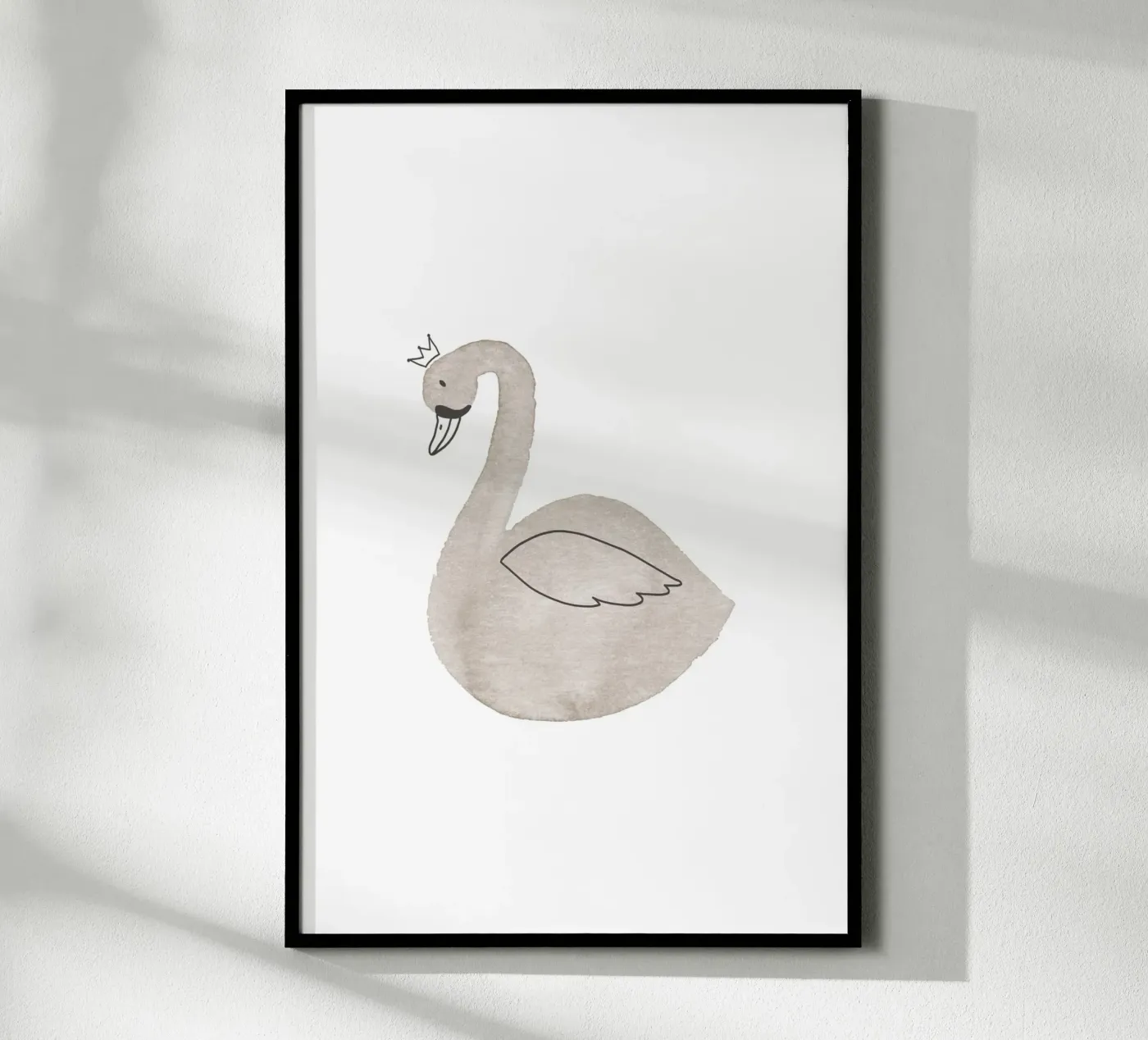 Swan poster by KRUTH DESIGN