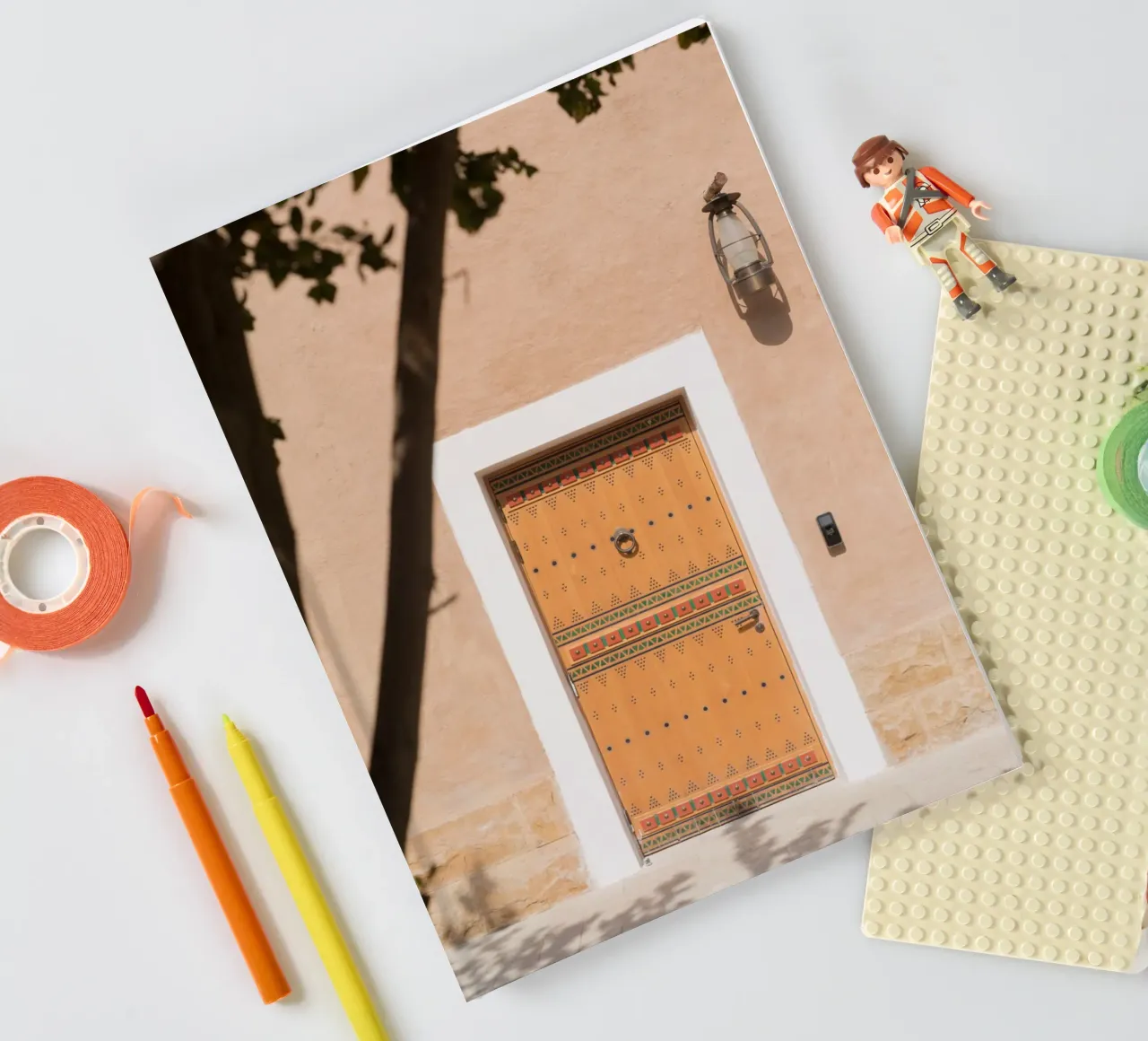 Arabian door and a tree notebook by photolovers