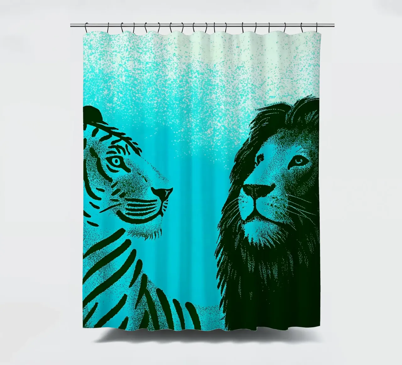 Tigre e Leone tenda da doccia da SOUL SHOP