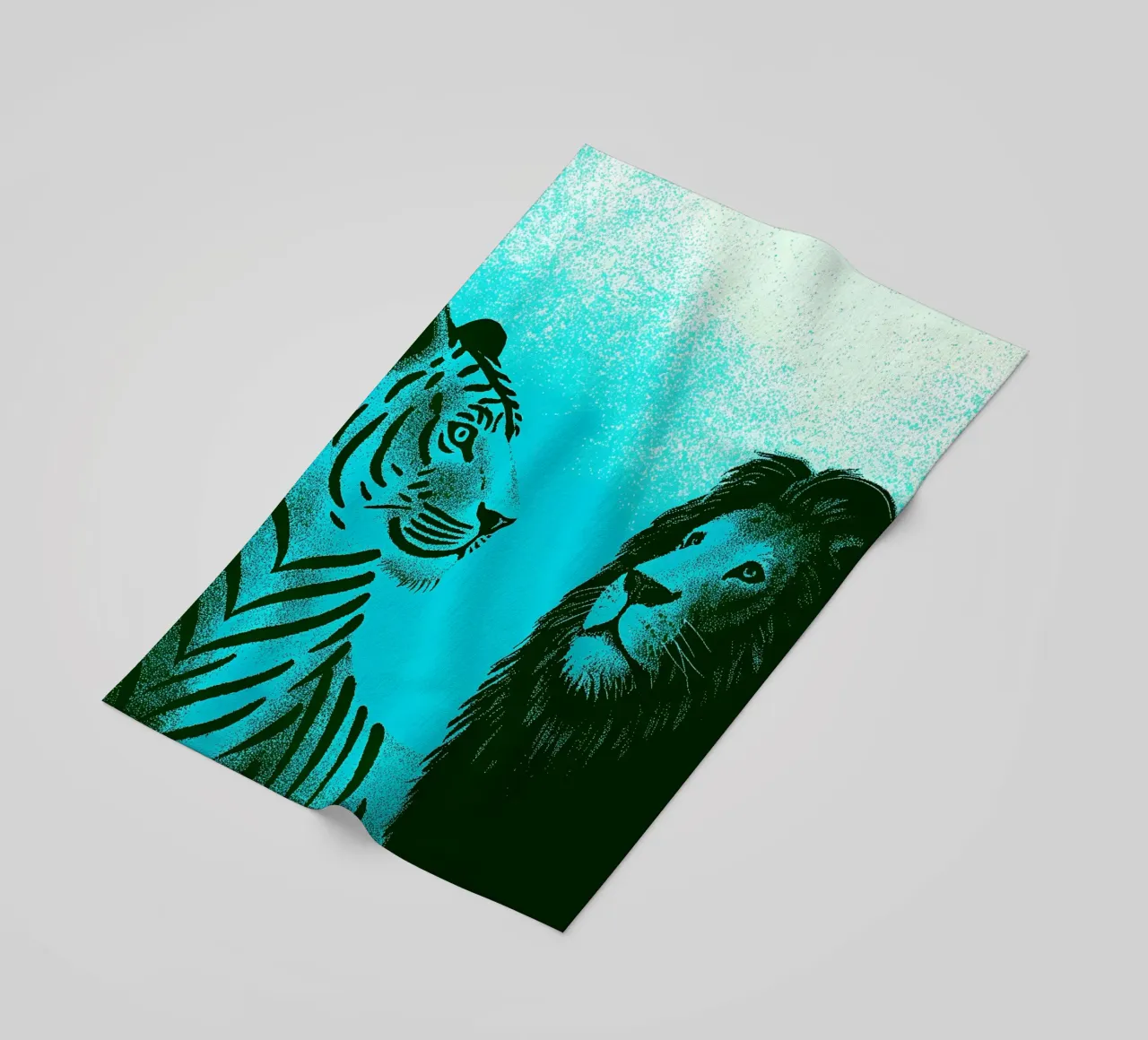 Tigre e Leone telo mare da SOUL SHOP