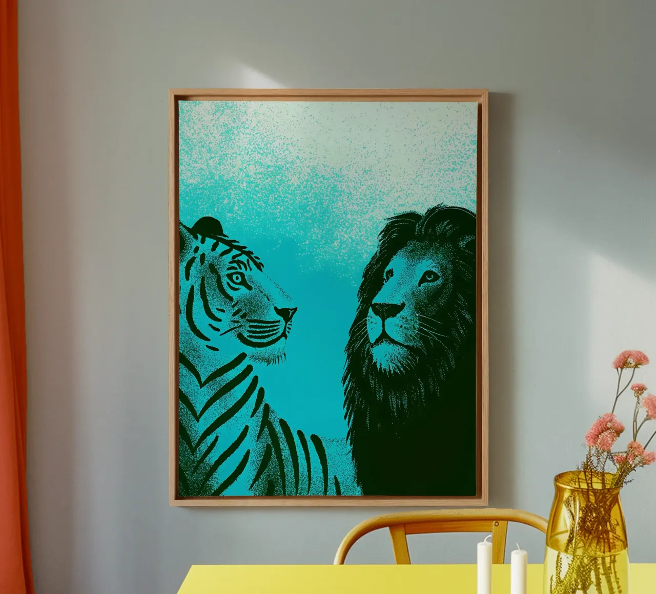 Tigre e Leone tela da SOUL SHOP