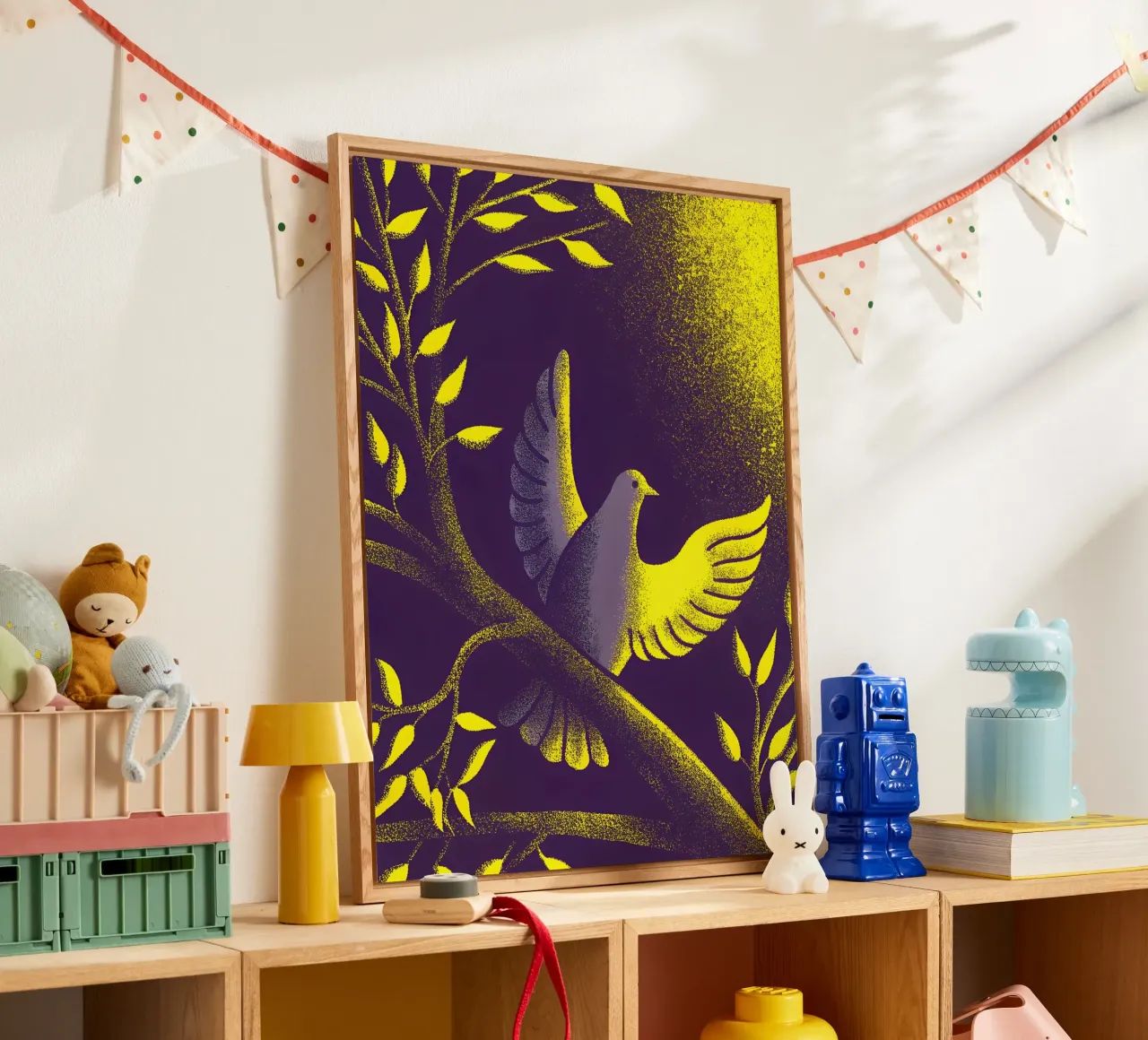 Colomba sull'albero plexiglass da SOUL SHOP