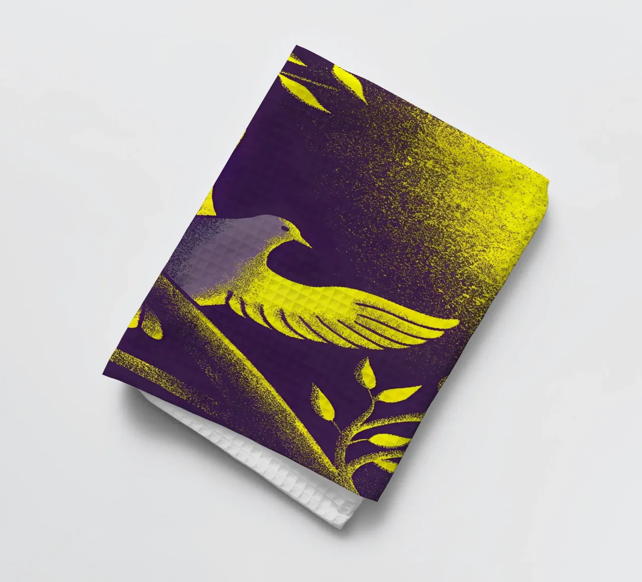 Dove in the Tree tea towel by SOUL SHOP