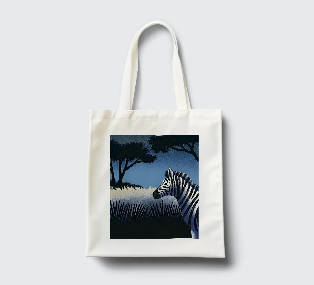 Zebra borsa in juta da SOUL SHOP