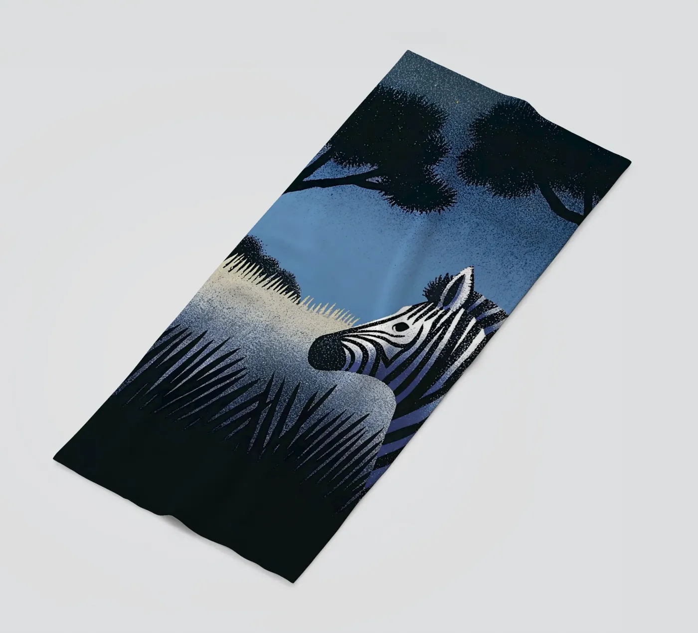 Zebra strandhanddoek van SOUL SHOP