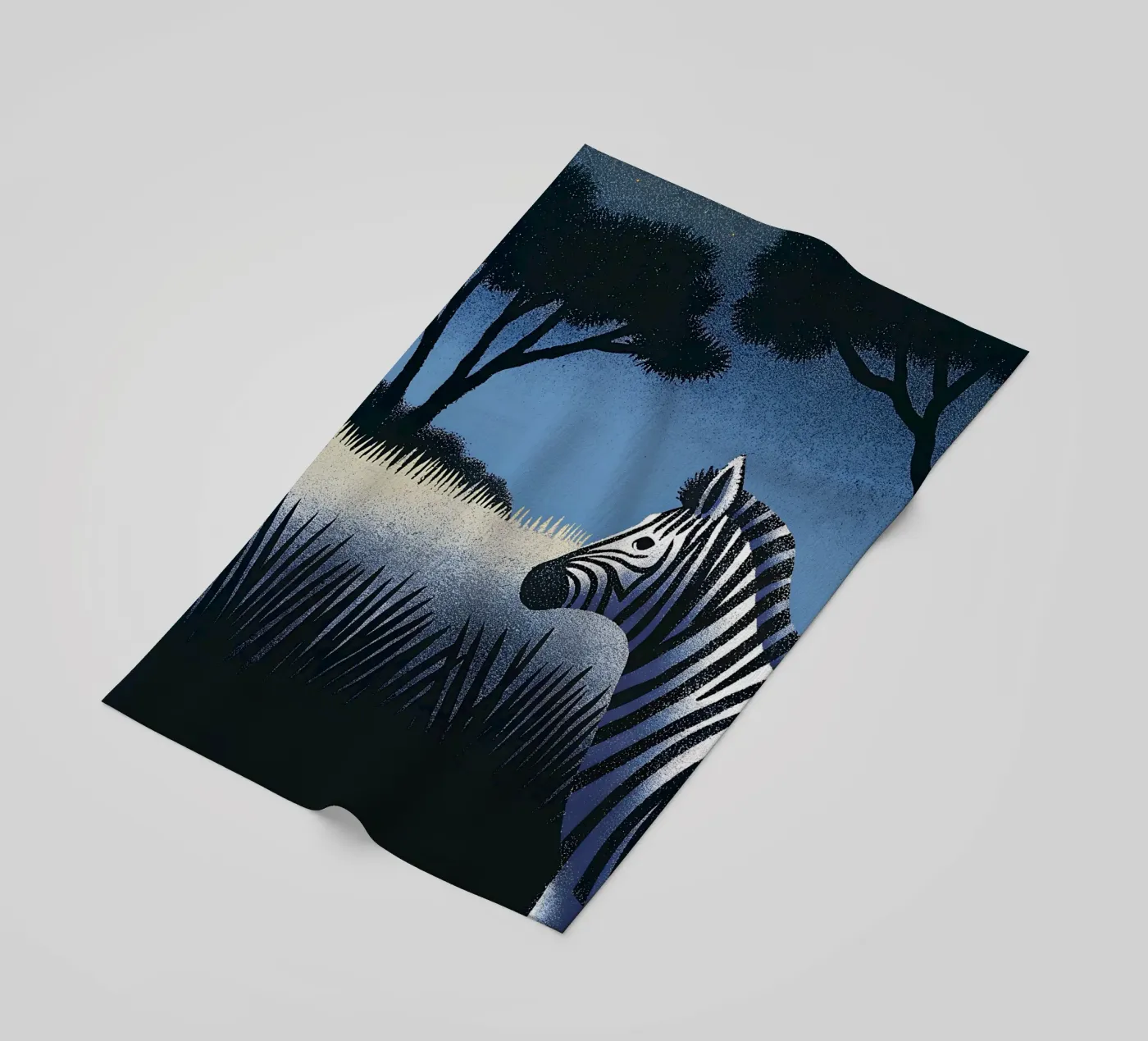 Zebra strandhanddoek van SOUL SHOP