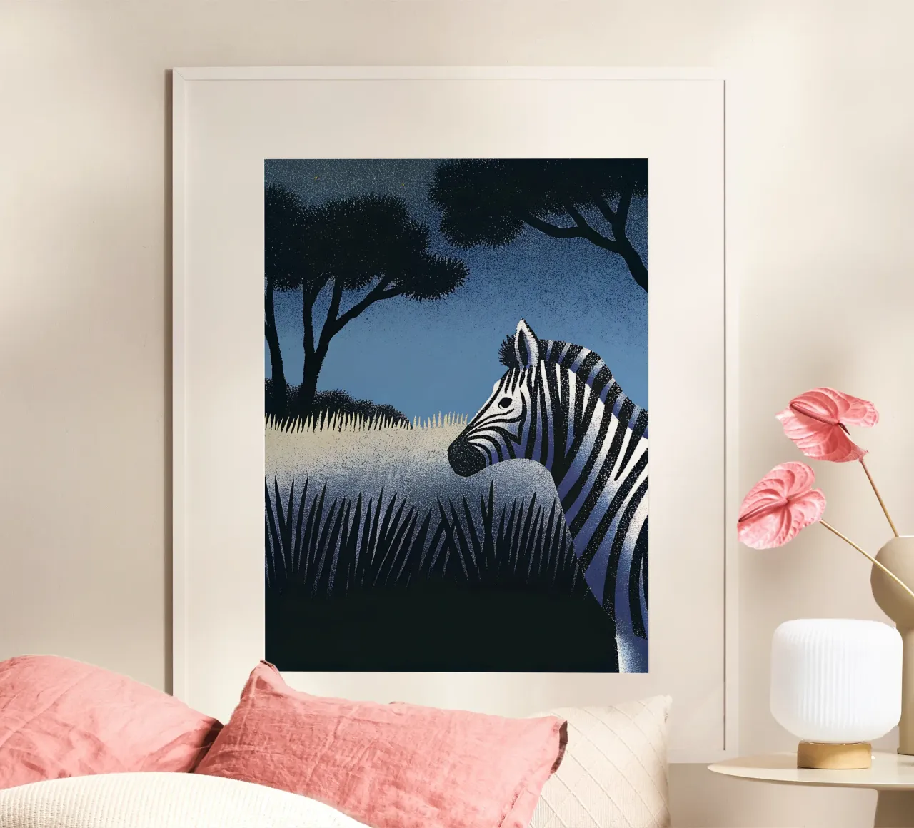 Zebra poster van SOUL SHOP