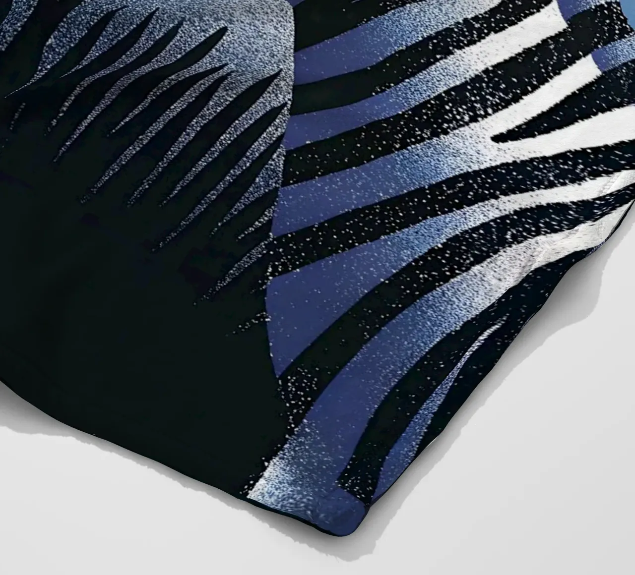 Zebra Fleecedecke von SOUL SHOP