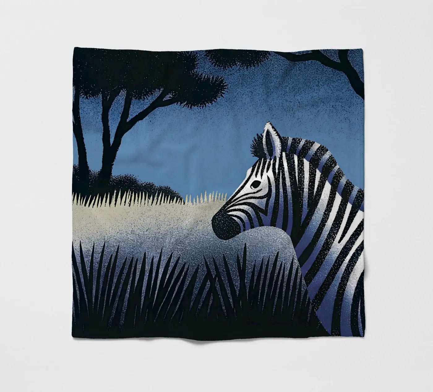 Zebra Fleecedecke von SOUL SHOP