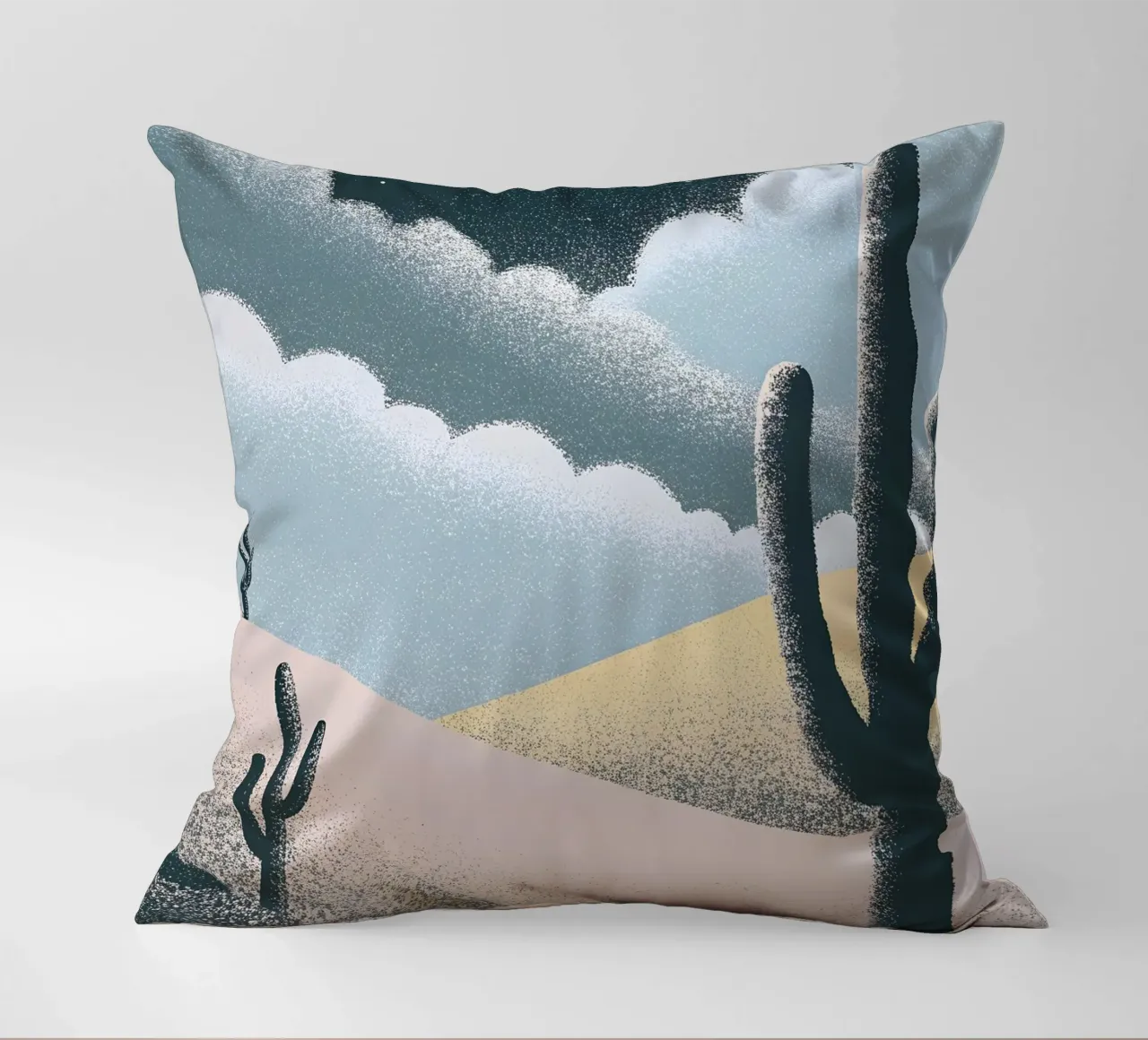 Piante cactus nel deserto cuscino da SOUL SHOP