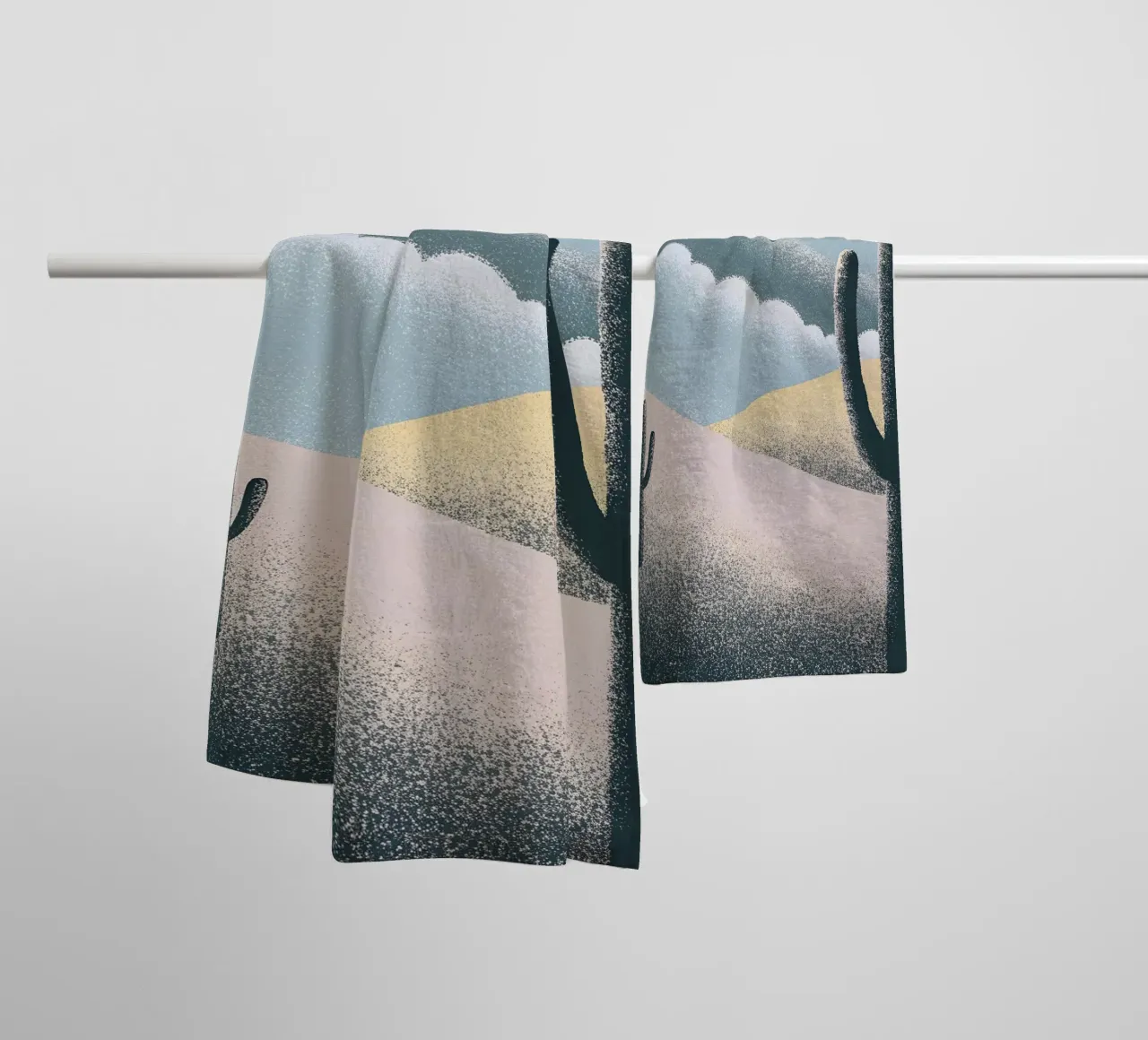 Piante cactus nel deserto asciugamano da bagno da SOUL SHOP