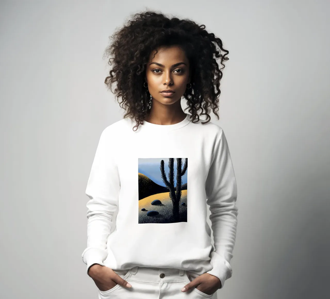 Piante cactus nel deserto felpa da SOUL SHOP