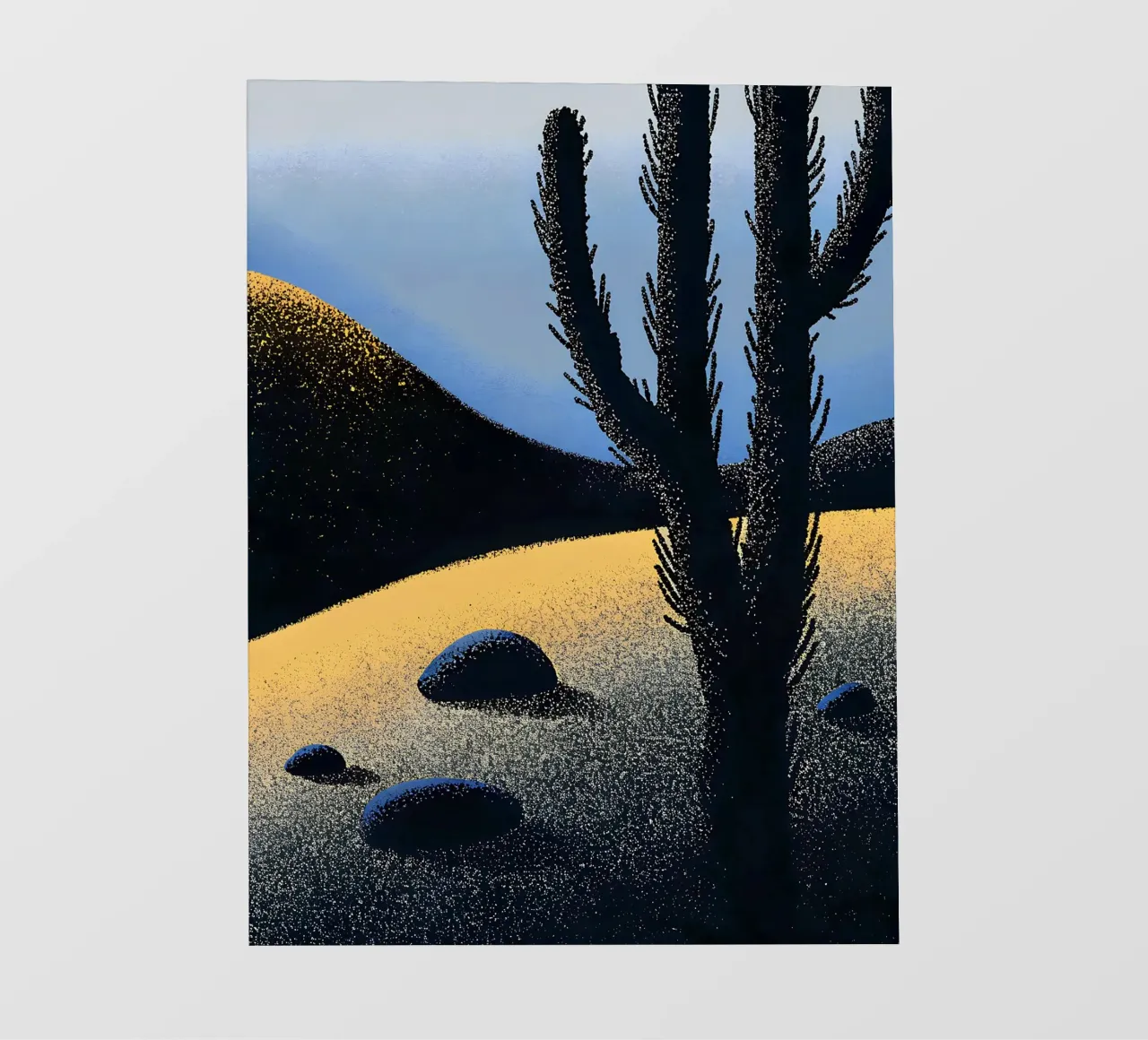 Piante cactus nel deserto pellicola backlit da SOUL SHOP