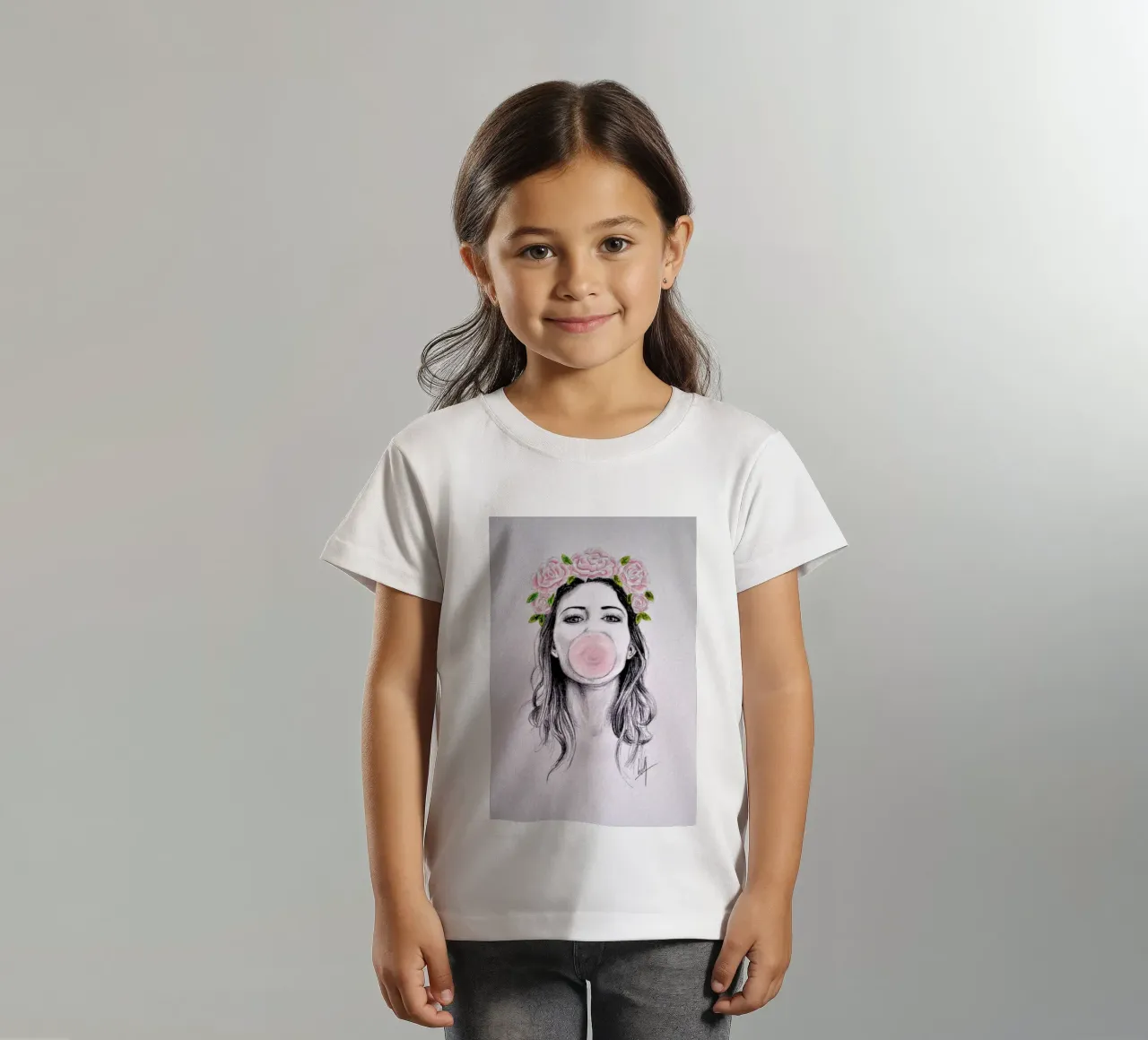 Bubblegum t-shirt bambini da Libby Watkins