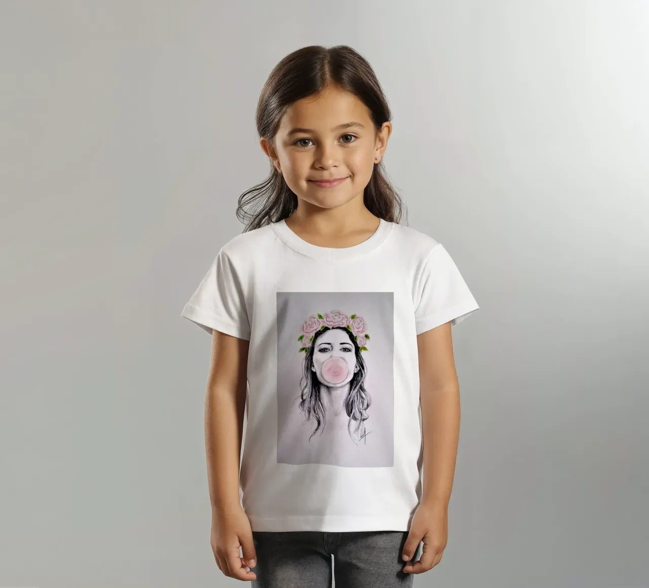 Bubblegum t-shirt bambini da Libby Watkins