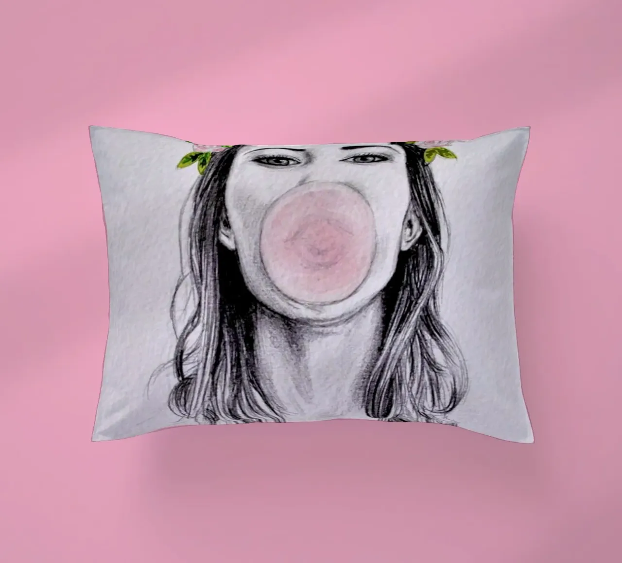 Bubblegum cuscino da Libby Watkins