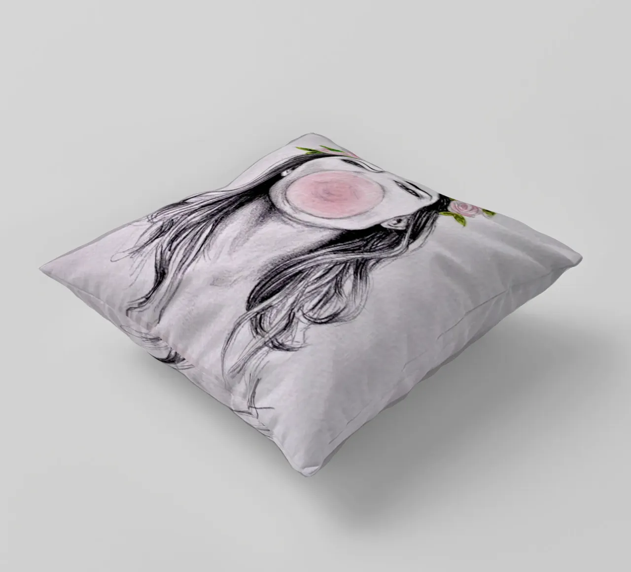 Bubblegum cuscino da Libby Watkins