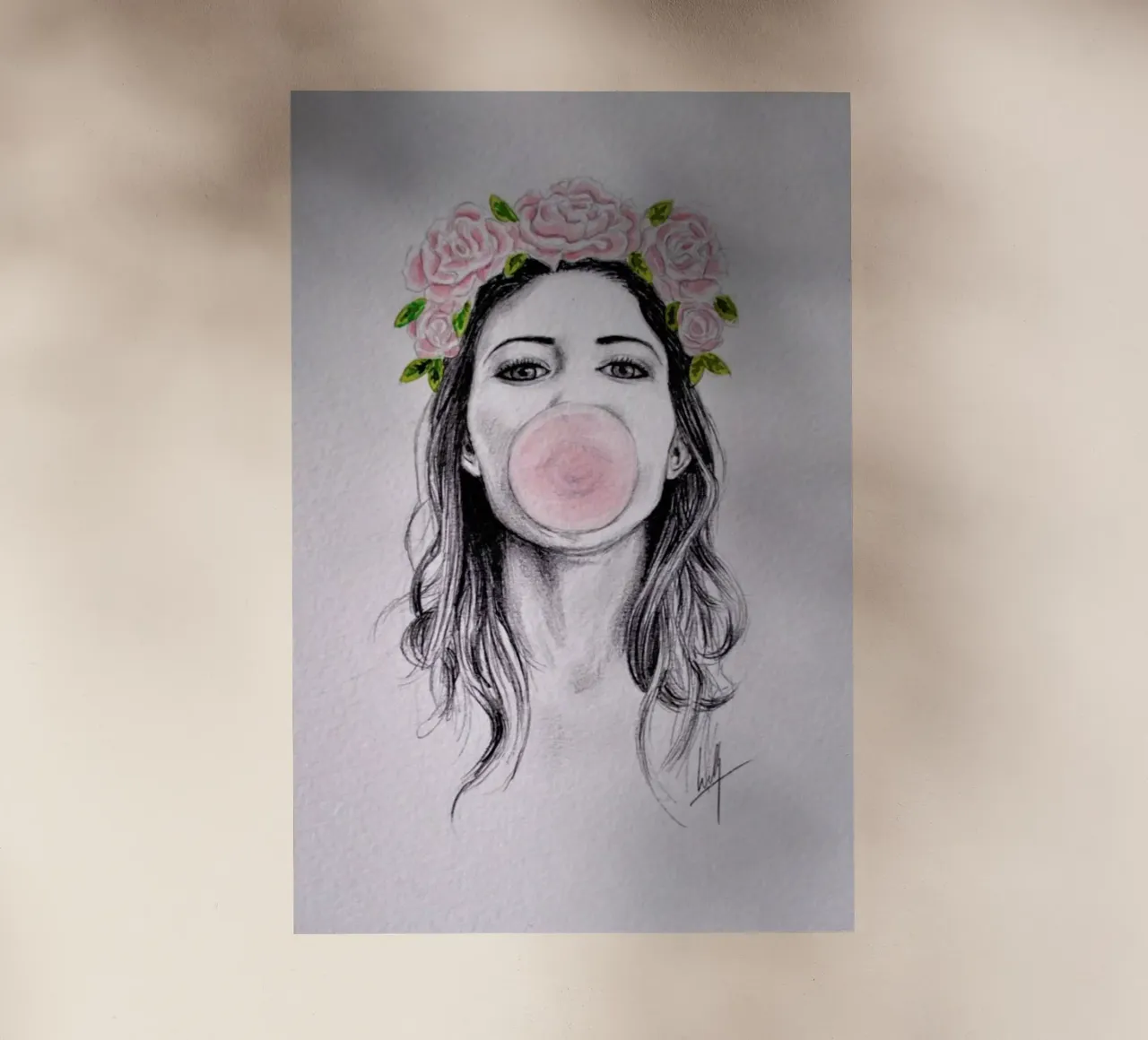 Bubblegum pellicola backlit da Libby Watkins