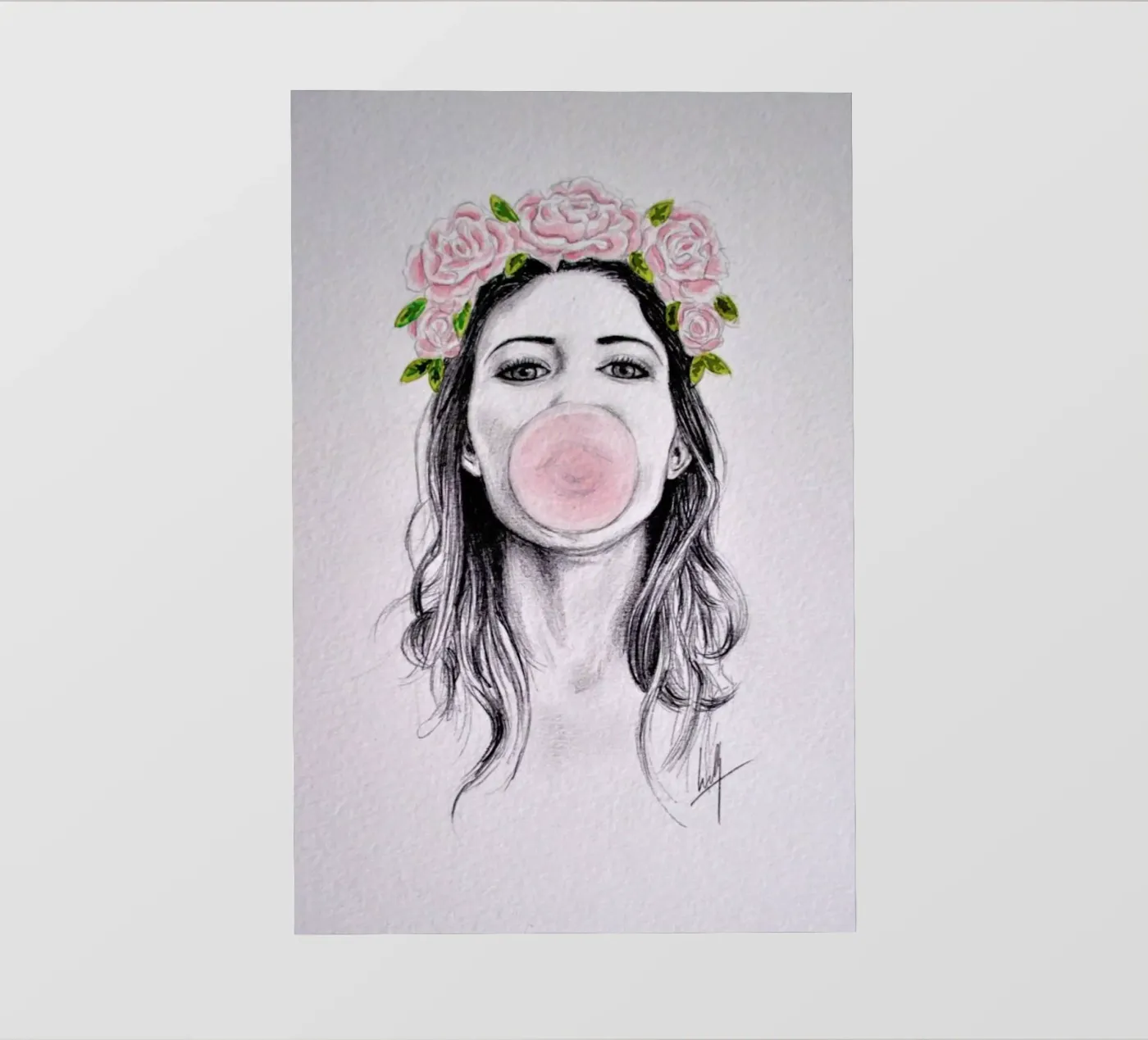Bubblegum telo in pvc da Libby Watkins