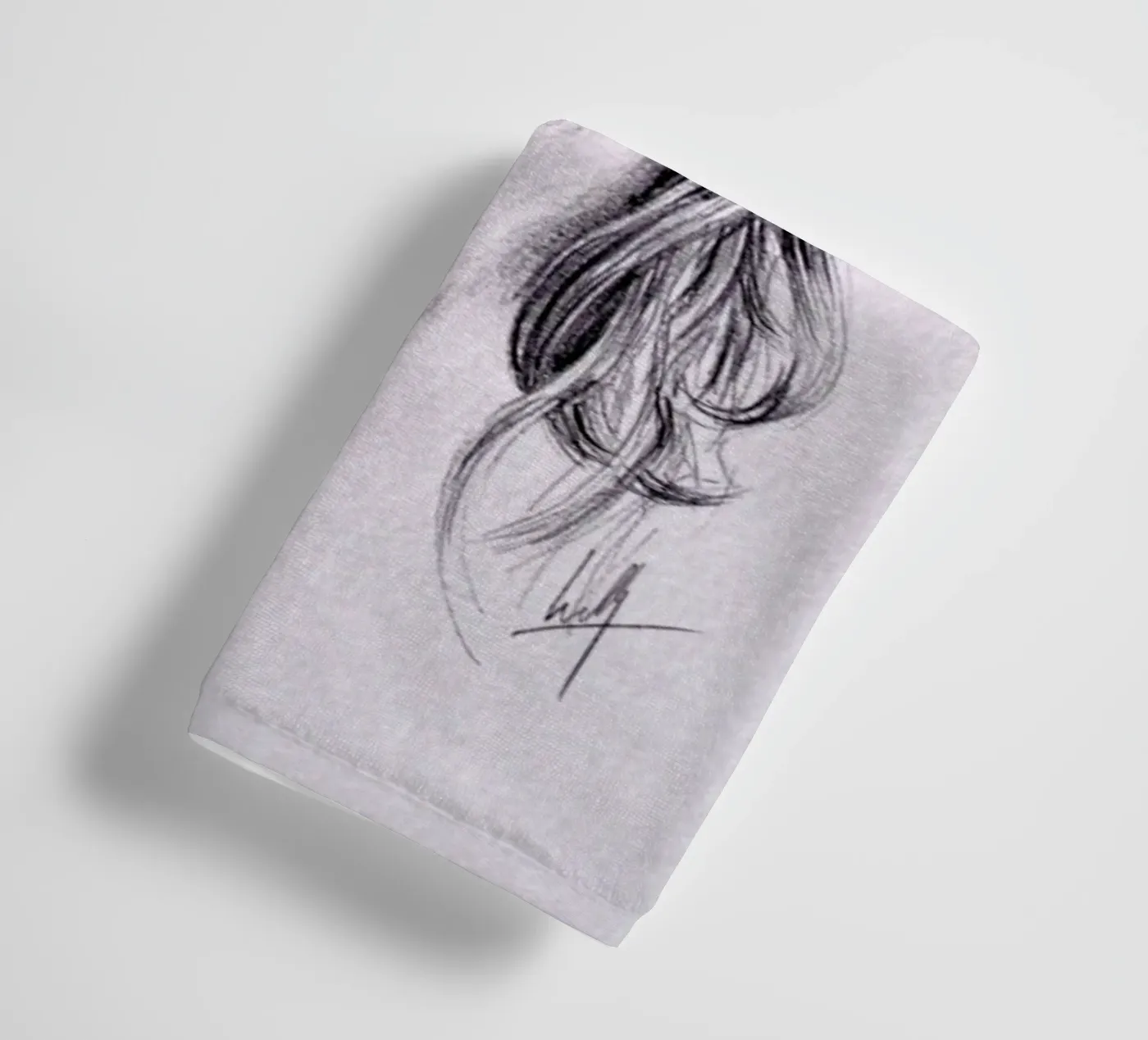 Bubblegum towel by Libby Watkins