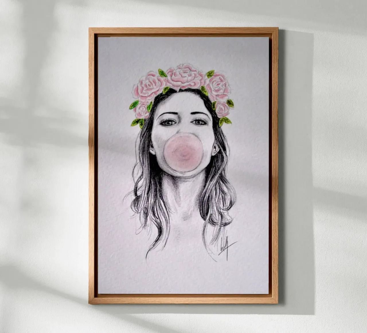 Bubblegum alluminio dibond da Libby Watkins
