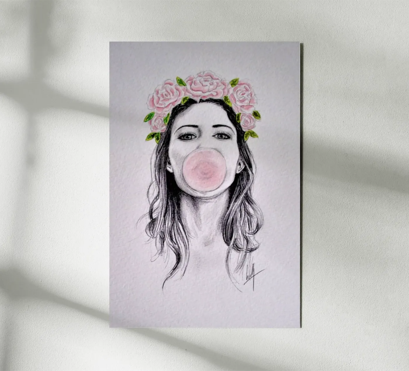 Bubblegum forex-plaat van Libby Watkins