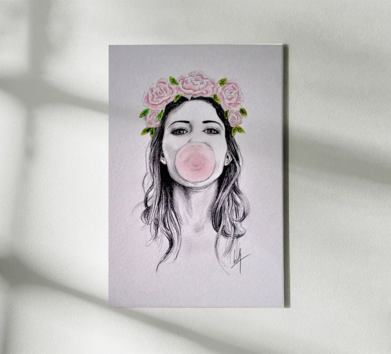 Bubblegum tela da Libby Watkins