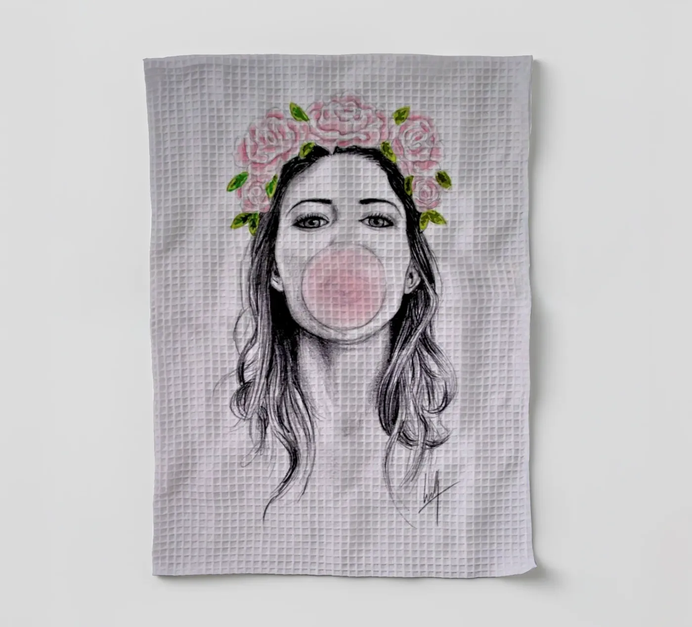 Bubblegum torchon de Libby Watkins