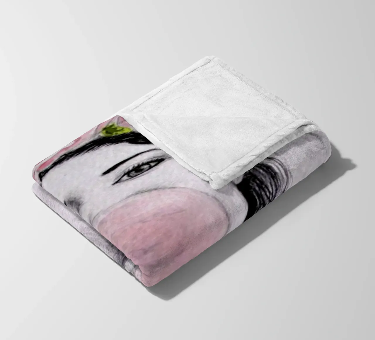 Bubblegum coperta in pile da Libby Watkins