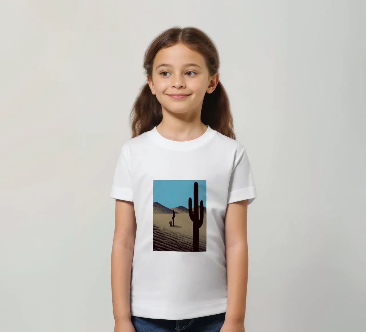 Cactus Plants in the Desert kids t-shirt by SOUL SHOP