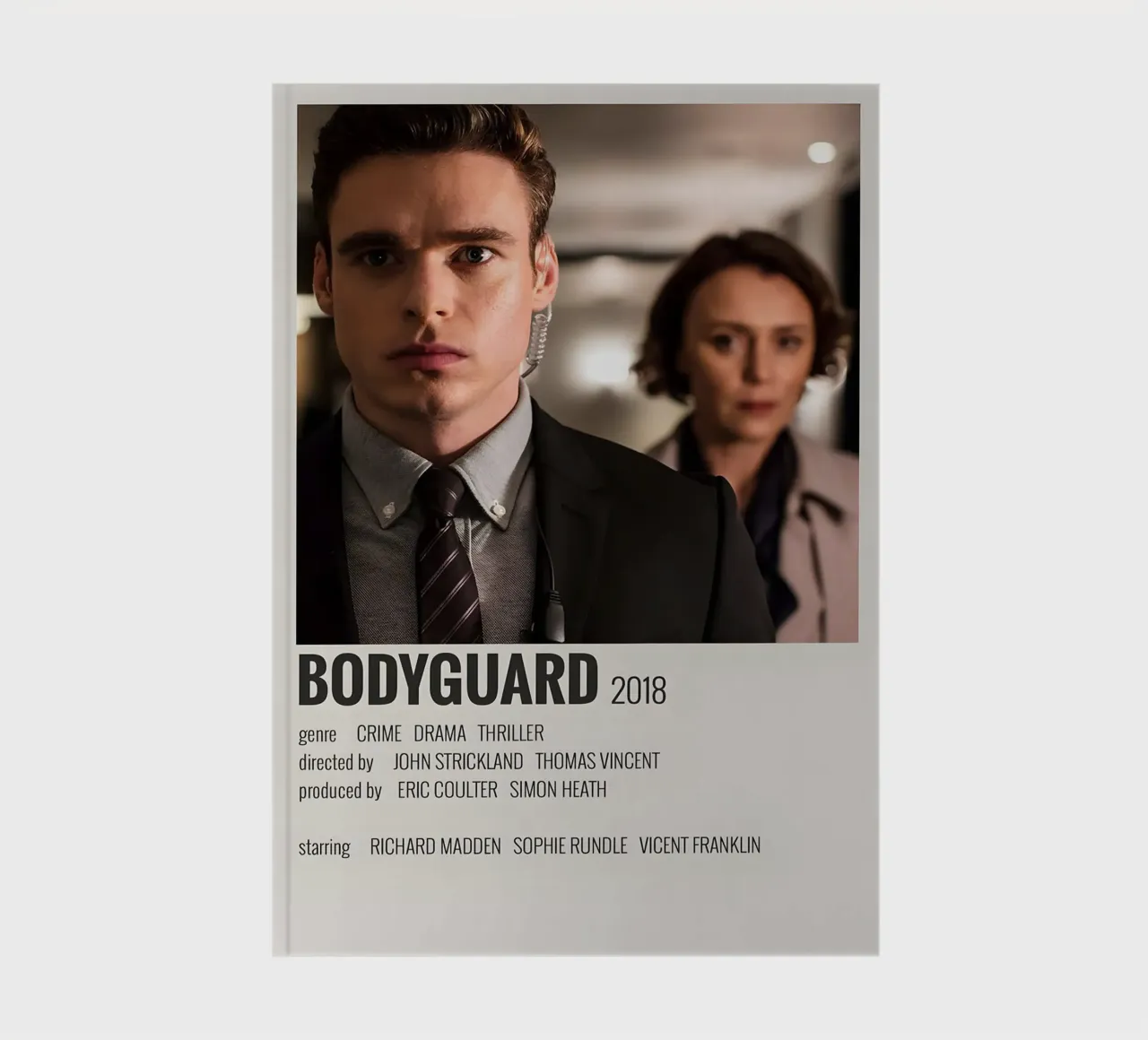 BODYGUARD 2018 notebook by MVFminimalist