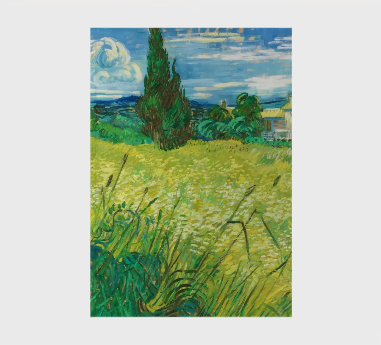 Vincent van Gogh's Green Field (1890) notebook by Van Gogh Prints