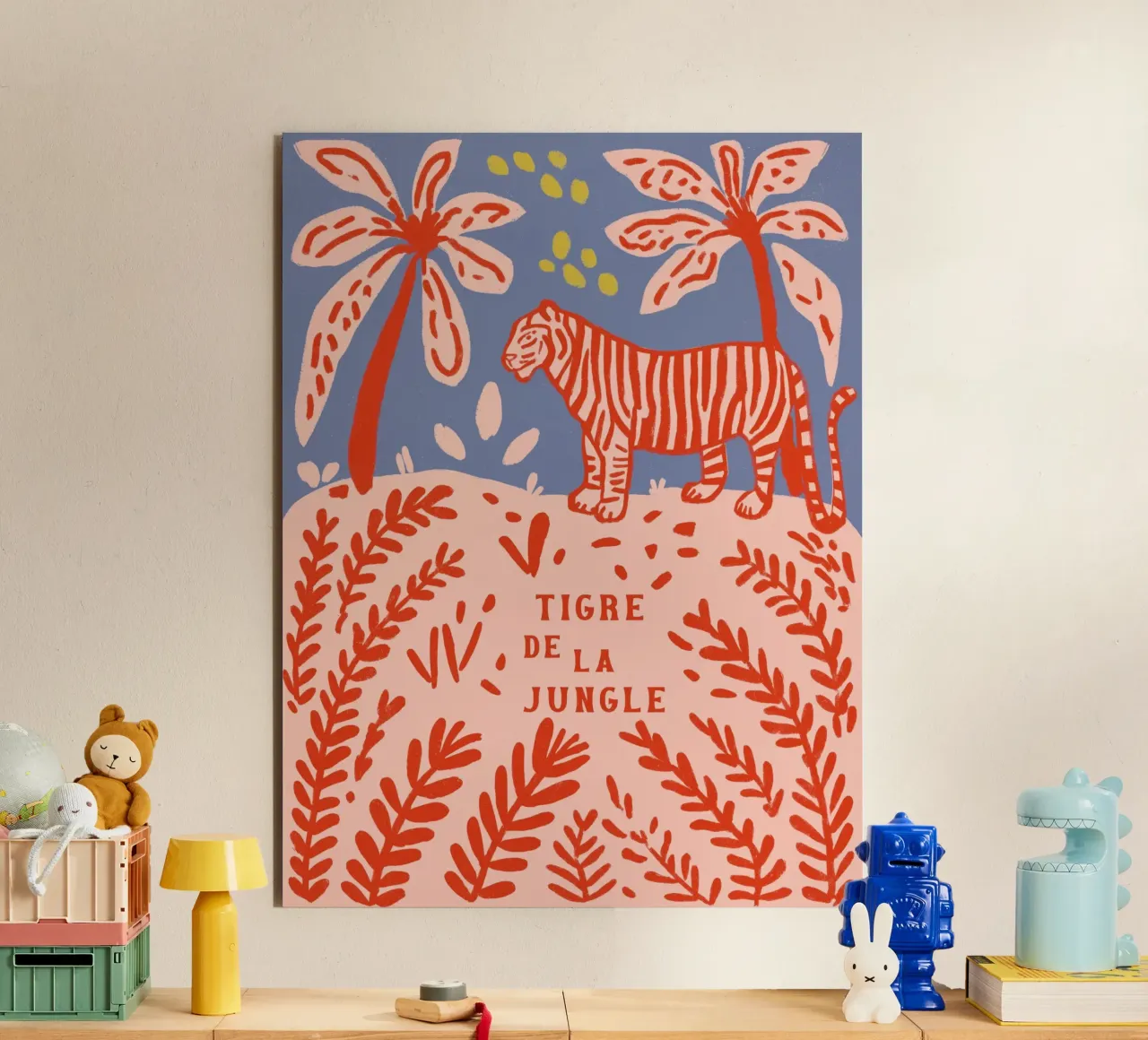 Tigre De la Jungle alluminio dibond da treechild