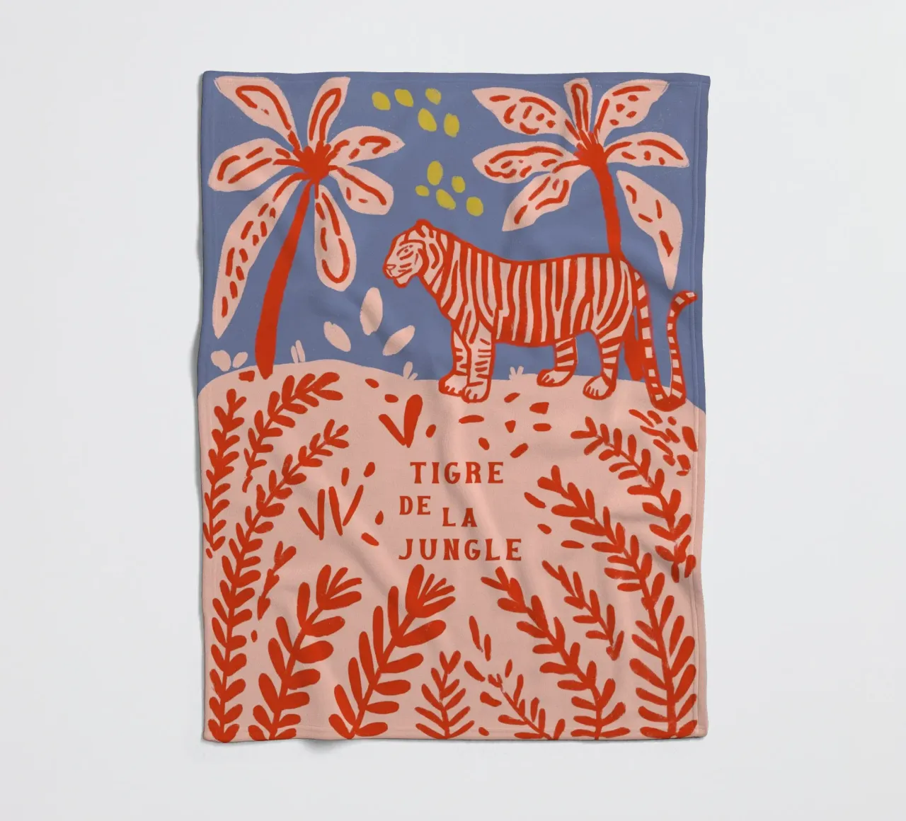 Tigre De la Jungle coperta in pile da treechild