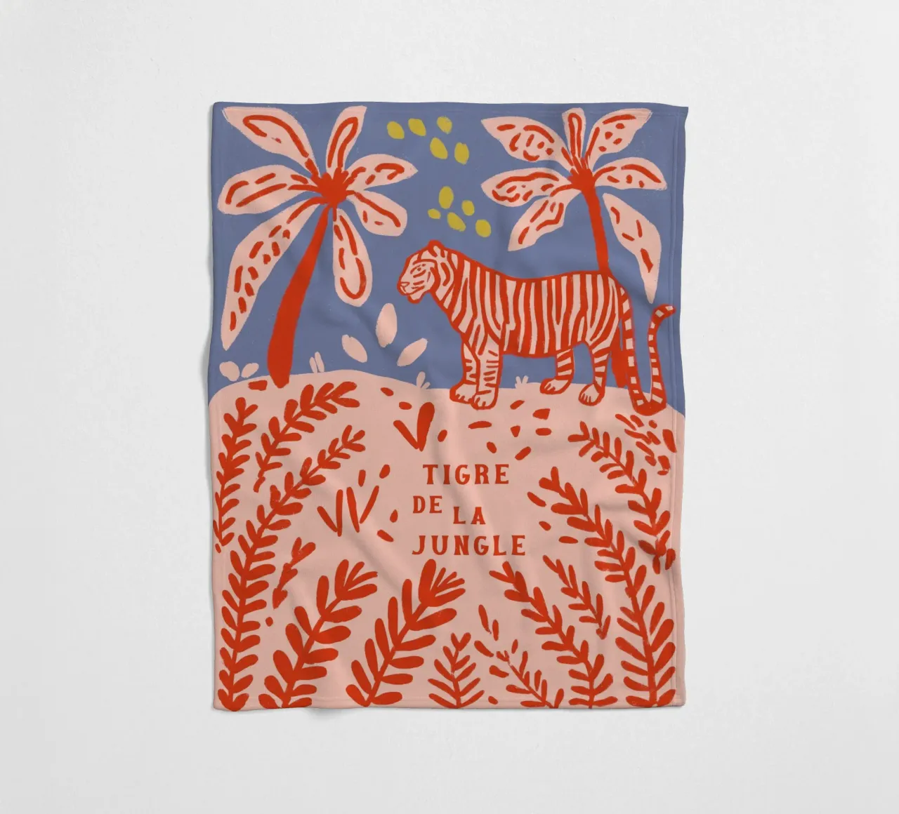 Tigre De la Jungle coperta in pile da treechild