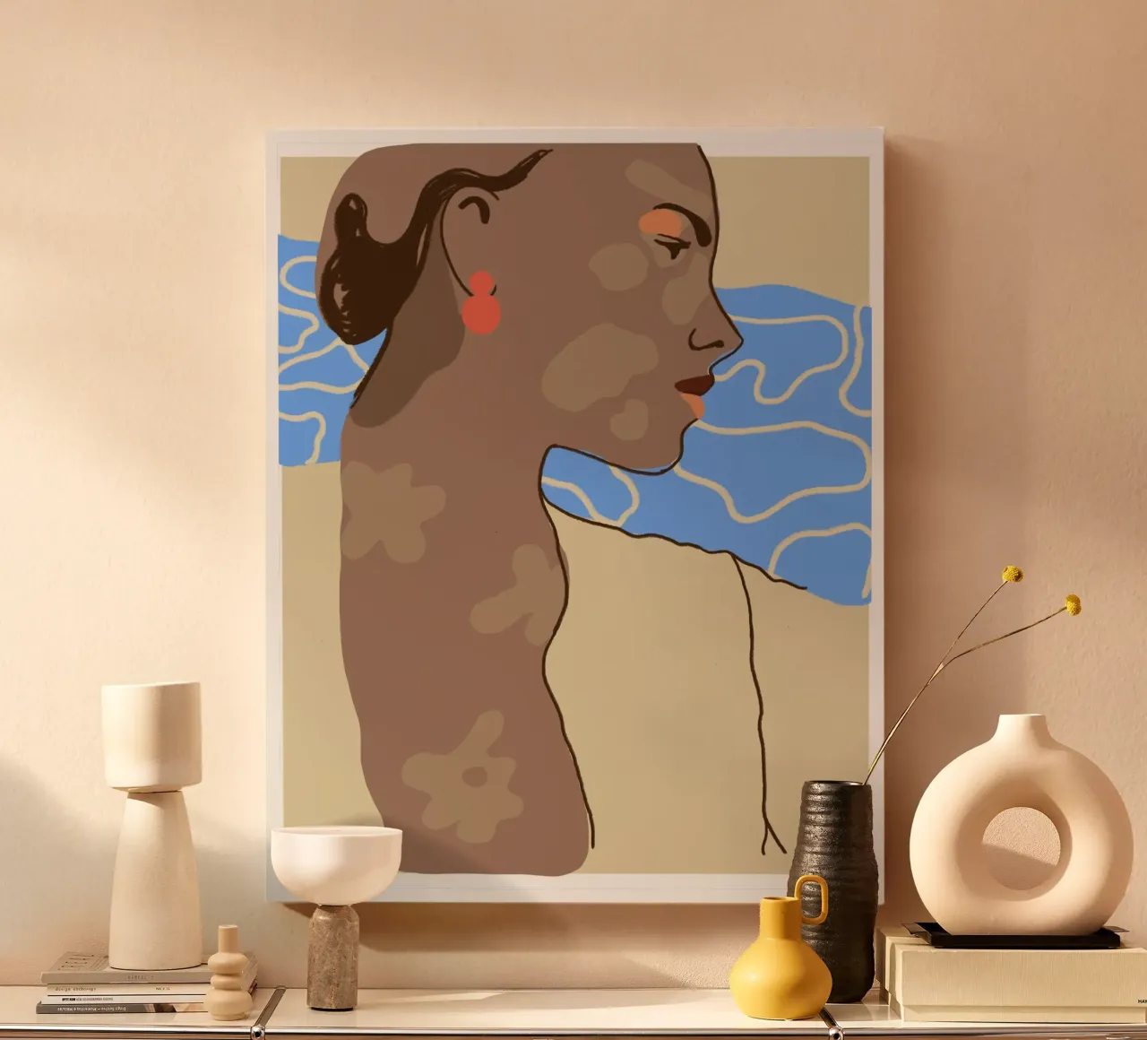 Summer Breeze canvas met Baklijst van Isabel Junghans-Bichler