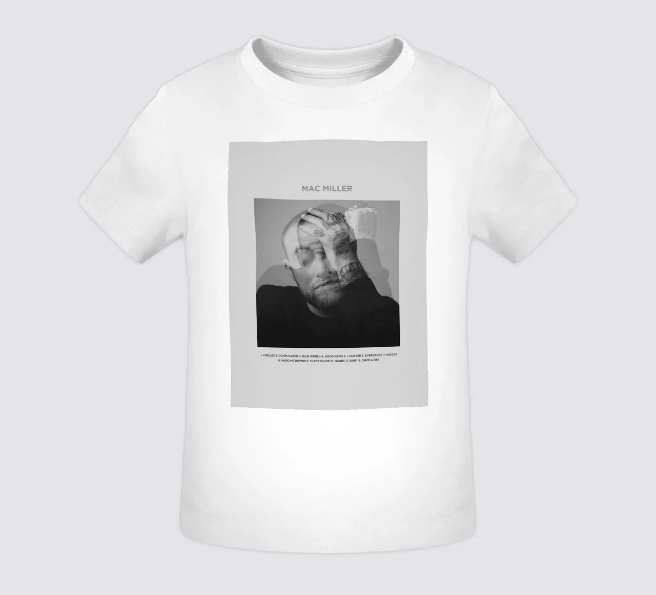 mac miller never forgotten baby t-shirt by bkow