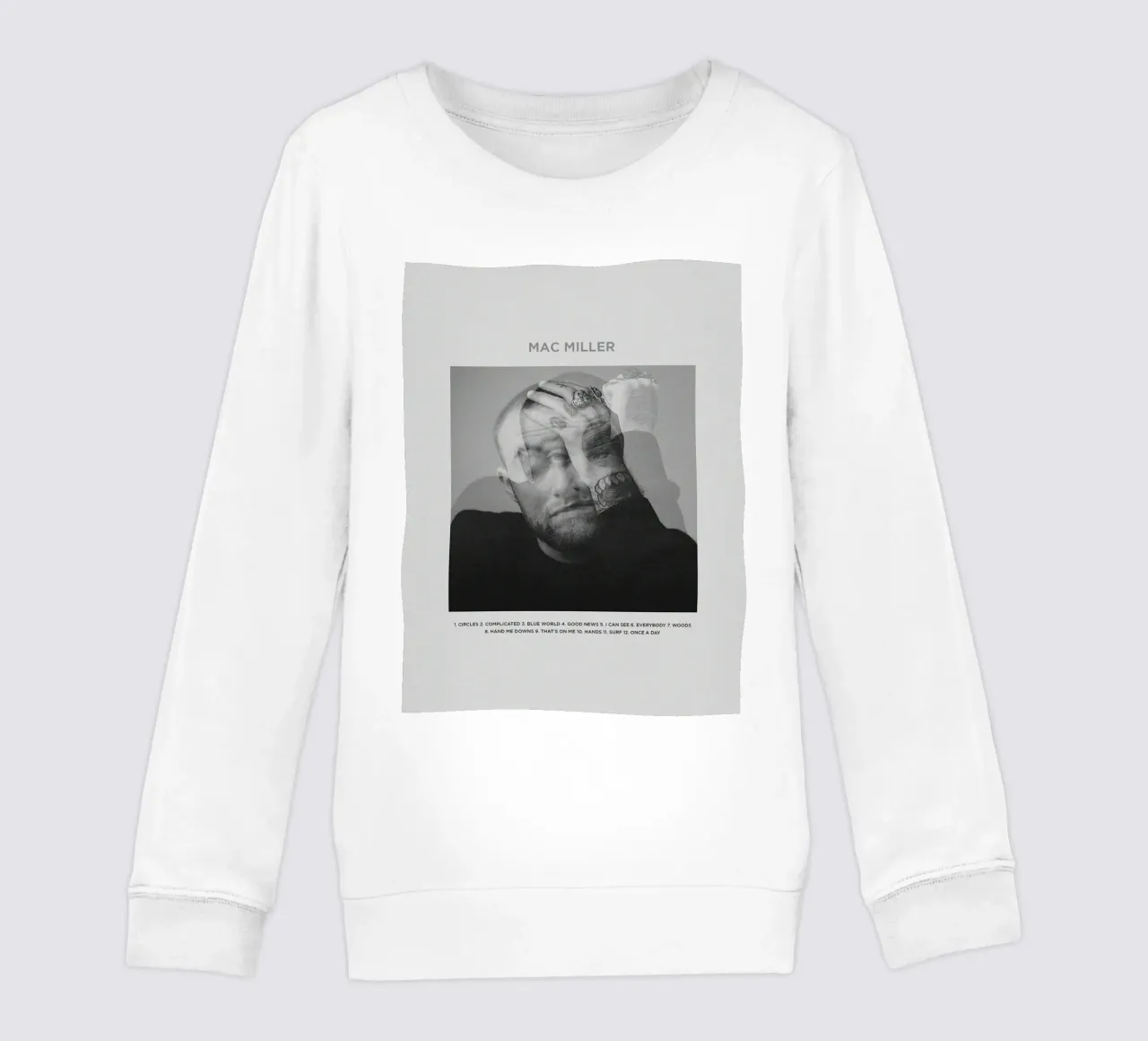 mac miller mai dimenticato felpa bambino da bkow