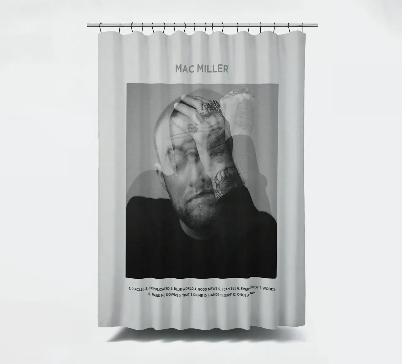 mac miller never forgotten shower curtain by bkow
