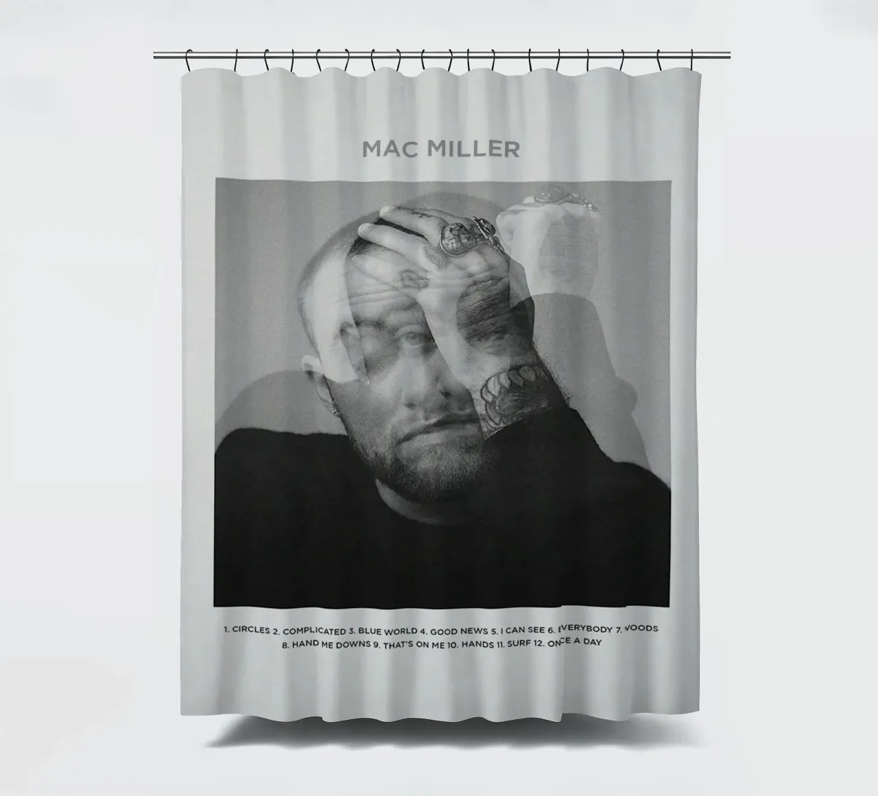 mac miller never forgotten shower curtain by bkow