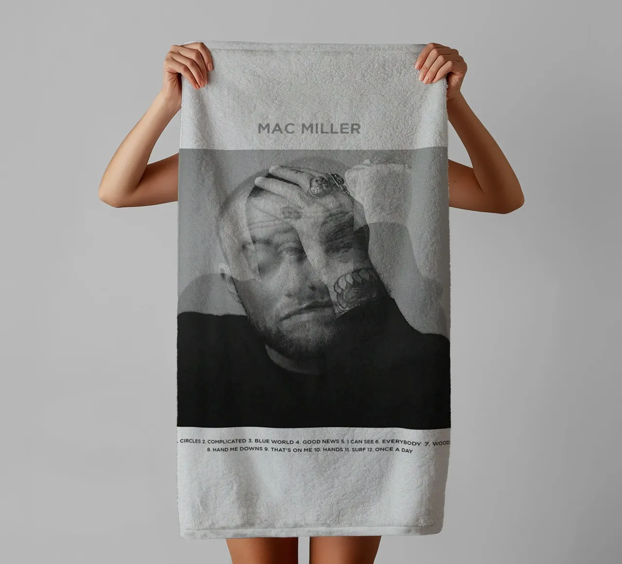 mac miller nooit vergeten badhanddoek van bkow