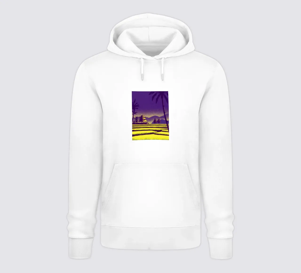Vista sulla risaia felpa con cappuccio da SOUL SHOP