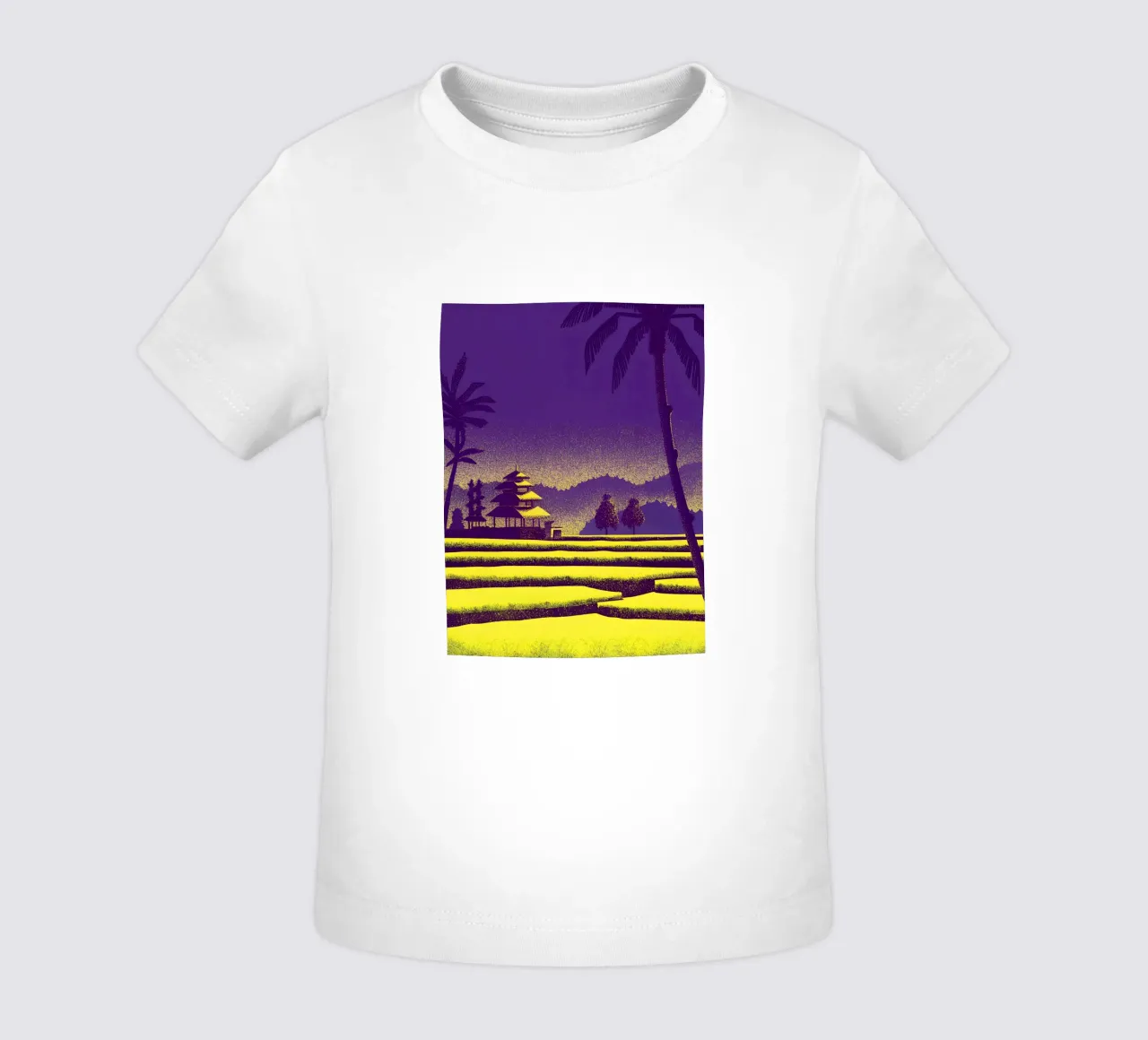 Vista sulla risaia maglietta neonato da SOUL SHOP