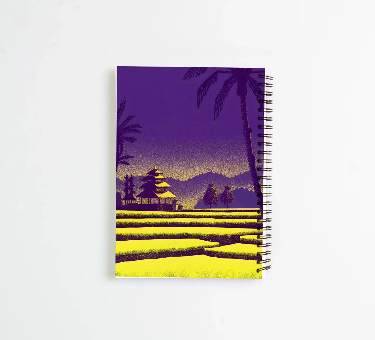 Rice Field View spiral notebook by SOUL SHOP