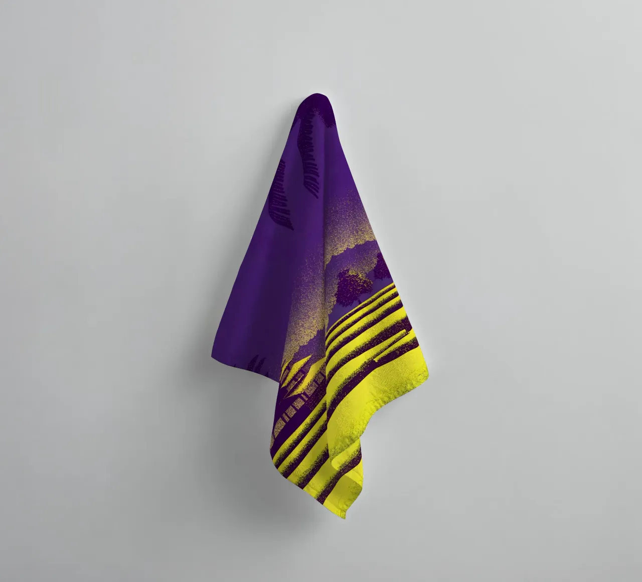 Vue de la rizière serviette de bain de SOUL SHOP